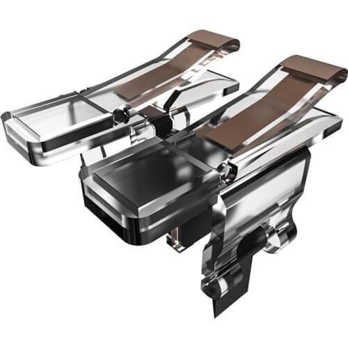 ABS Alloy Mobile Phone Gamepad Joystick Trigger Aim Shooting L1 R1 Key Button Fr PUBG Game Controller for Android IPhone IOS