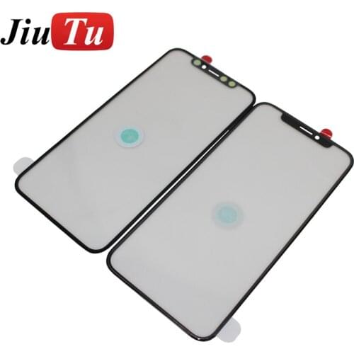 Jiutu Original Glass For iPhone X Front Glass With OCA For XS XR XSMax Broken LCD Screen Repair Parts