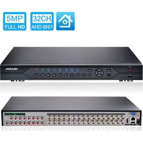 5MP 4MP 3MP 1080P 960P CCTV Camera HI3531A 32CH 32 Channel 6 in 1 Coaxial Hybrid NVR CVI TVI AHD DVR Surveillance Video Recorder