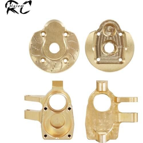 Brass Weights Portal Axle Steering Knuckle Housing for 1:10 RC Crawler Axial SCX10 III AXI03007 & Capra Upgrade Parts AXI232006