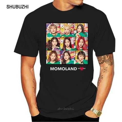 Fashion Cool Men T Shirt Momoland Customized Printed T Shirt men cotton tshirt summer brand teeshirt euro size