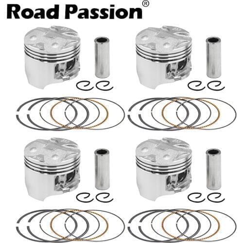Motorcycle Assembly Part STD +25 +50 48.5mm Piston Ring Kit For Honda CBR250 KY1 MC19 CBR19 CBR 250 19 KY 1 MC 19