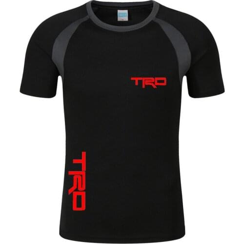 New Mens Toyota Motorsport TRD Custom Round Neck Comfortable Print Harajuku Slim Fit Casual Tops Sweatshirts Leisure T-shirts