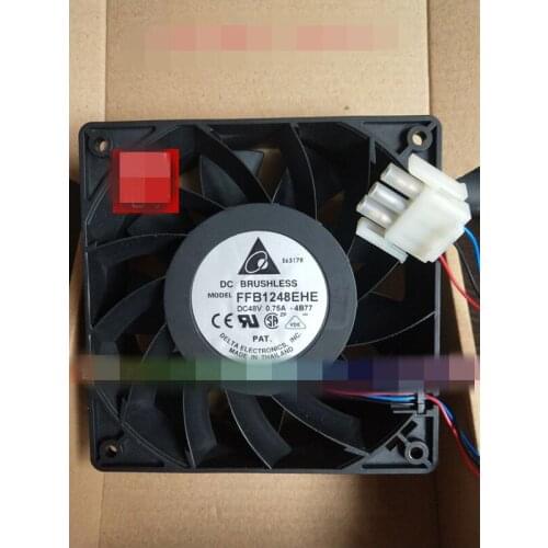Original Delta ffb1248ehe-4b77 12cm 12038 48V 0.75a frequency converter / cabinet fan