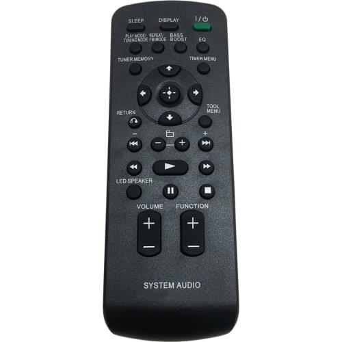 Remote control Replace For Sony Audio System for CMT-LX40i CMT-LX50WMR CMT-MX500i SS-CHX50 Fernbedienung