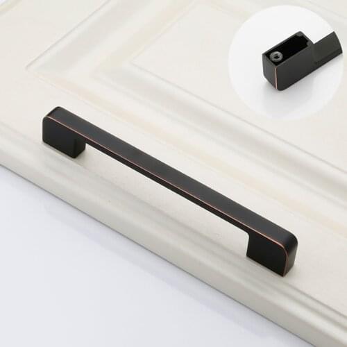 LEEDIS Oil Rubbed Bronze Cabinet Handle Cabinet Pull Cabinet Hardware Handle Pull Furniture Pull Drawer Door Auxiliary Handle