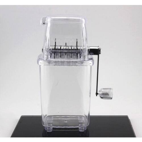 Manual ice breaker handy ice crusher Manual Ice Crushers Ice Breaker Stainless Steel Blades for Fast Crank