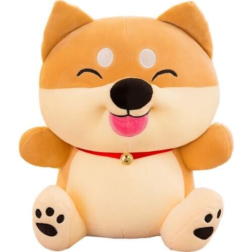 Shiba doll sleeping pillow stuffed toy cute dog girl lucky dog