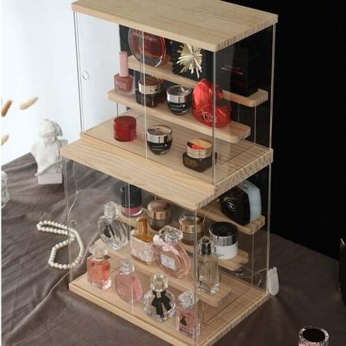 Blind Box Storage Display Stand Acrylic Hand-Made Box Doll Toy Brick Organizer Doll Transparent Dustproof Door