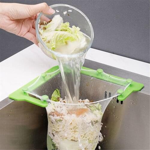 Triangle Hanging Net Bracket Triangular Filter Packing List Efficient Filtration Of Residues Disposable Drain Basket Sink Rack