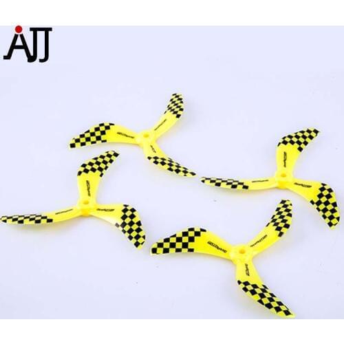 100pairs BeeRotor 5x4.3'' 5043 CW CCW Propeller 3-Blades Props Rainbow for DIY Small Planes FPV Multirotor Wholesale BR5043-100