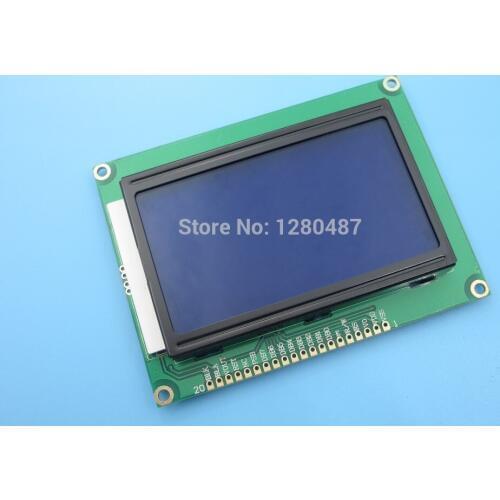 128*64 DOTS LCD module 5V blue screen 12864 LCD with backlight ST7920 Parallel port