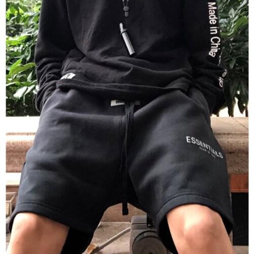 2021 Summer Korean Slim Trend Cotton Elastic Five Point Loose Hanging Crotch Running Sports Casual Shorts