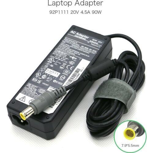 20V 4.5A 90W 7.9*5.5mm 92P1111 92P1112 92P1114 Laptop Power Adapter for Lenovo Thinkpad Z60M Z60T Z61E Z61M Z61P Z61T Notebook