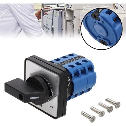 4 Positions Rotary Universal Cam Changeover Conversion Switch LW28-20 660V 20A With Screws Electrical Supplies