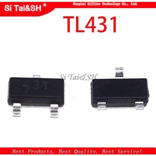 50PCS TL431 SOT TL431A SOT-23 431 SOT SMD new voltage regulator IC