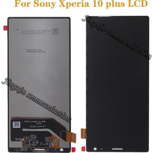 6.5" Original display for Sony Xperia 10 Plus LCD + touch screen digital converter replacement for Sony 10 plus LCD repair parts
