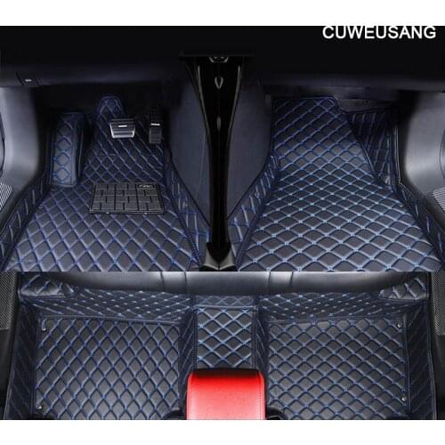 CUWEUSANG Custom car floor mats For suzuki grand vitara jimny sx4 swift car accessories waterproof carpet rugs foot mats