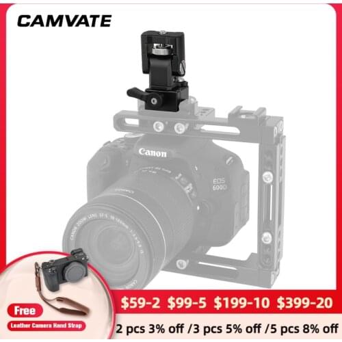 CAMVATE Quick Release NATO Support Bracket With 1/4"-20 Thread Screw Mount For DSLR Camera Monitor C2481