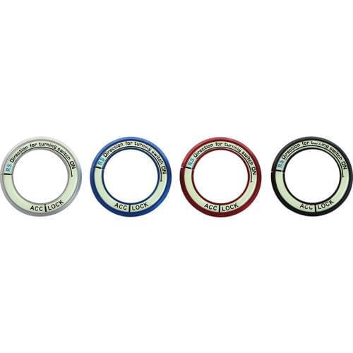 Carmilla Luminous Ignition Key Switch Decoration Ring Sticker for KIA RIO K2 K3 for Hyundai Solaris Verna Sonata Elantra