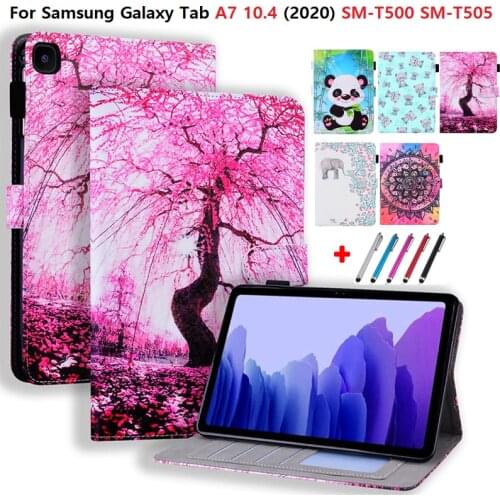 Case for Samsung Galaxy Tab A7 10.4 SM-T500 SM-T505 T507 PU Leather Cover for Samsung Galaxy Tab A 7 A7 10 4 Tablet Case 2020