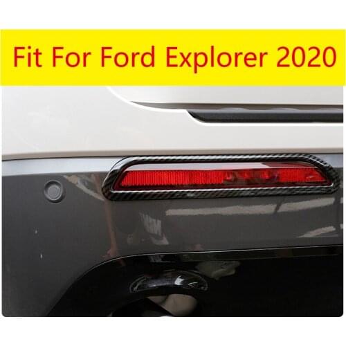 For Ford Explorer 2020 Fog lamps cover Trim ABS Chrome Rear fog light cover car-styling accessories