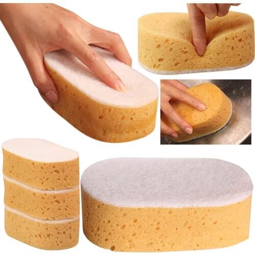 Sponge Scouring Pads Cleaning Pads Dish Washing Stains Removing Home Dishwashing Cleaning Sponges for Dish Kitchen Accessories