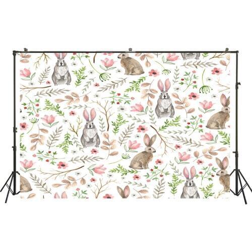 HUAYI Photography Background Easter Day Holiday Party Celebration Photo Backdrops Spring Easter Eggs Baby Shower BackdropXT-7580