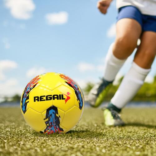 Wear-resistant Training Soccer Official Specifications 5 PU Leather Football Develop Motor Skill For Teens Practic Football