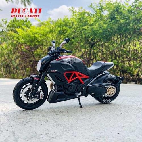 Maisto 1:12 Ducati DIAVEL CARBON Die-cast alloy motorcycle model car models collection gift toy tool