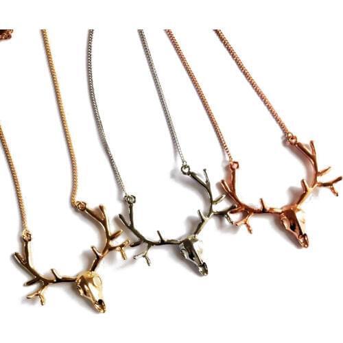 New Fashion Simple Pendant Antlet Necklace