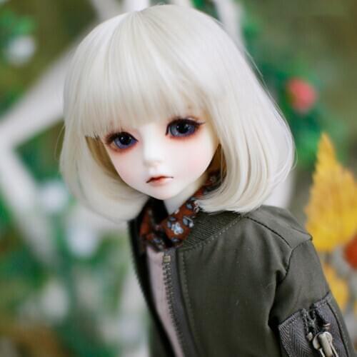 2021 New Style 1/3 1/4 1/6 1/8 Bjd SD Wig Short Hair High Temperature Wire BJD Wig For BJD Doll Many Colors
