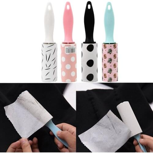 Portable Cleaning Device Clothes Sticky Hair Tear-out Sticky Paper Roller Mini Dust Cleaner Clothes Coat Sticky Lint Roller