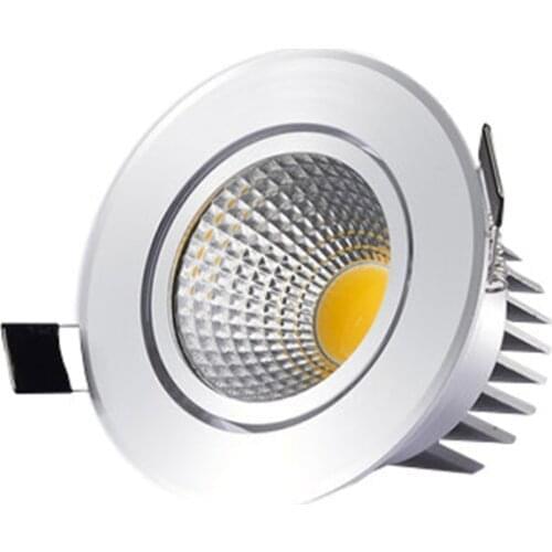 10X Dimmable Led downlight light COB Ceiling Spot Light 5W/7W/9W/12W/15W AC85-265V ceiling recessed Lights Indoor Lighting