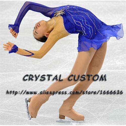 Professional Custom Figure Ice Skating Dresses For Girls New Brand Vogue Figure Skating Competition Dress DR2937