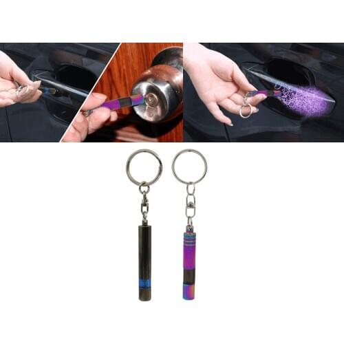 Checked colorful High Voltage car human body Anti-Static Static Eliminator Discharger Pendant Keychains Keyring