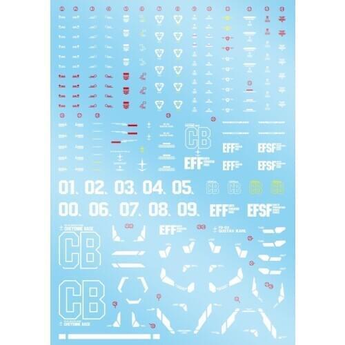 XY Water decal HGUC 1:144 FD-03 Gustav Karl [Unicorn Ver.] Gundam Unicorn