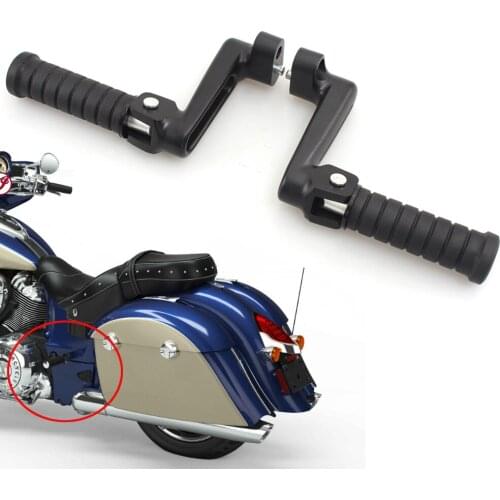 Motorcycle Rear Passenger Footrest Footpeg Pedal Aluminum For Indian Chief Chieftain Dark Horse Vintage Classic Roadmaster