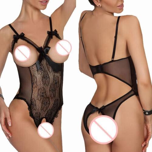 Women Sexy lingerie Teddies Bodysuits hot Erotic lingerie open crotch elasticity body hot porn sexy underwear costumes