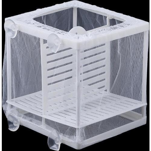1 Set 2020 Fish Breeding Incubator Net Hanging Fish Hatchery Isolation Box For Aquarium Accessory 16.5x 14.5x 15cm