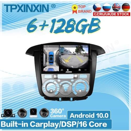 128GB For Toyota Innova 2008-2014 360 HD Auto Surround View Camera Android 10.0 Car Multimedia Player Stereo Radio GPS Navigtion