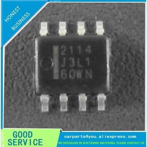 10pcs/LOT 2114 SOP8 Automotive Chips Computer Vulnerable IC for Honda Accord 2.4 Rear Oxygen Sensor Heating Chip Car Auto Module