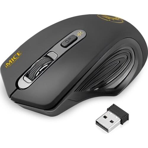 Wireless Mouse USB 3.0 Receiver Optical Computer Mouse 2.4GHz Gaming Mice Ergonomic Design For Laptop