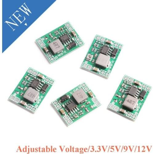 DC-DC Step Down Power Supply Module 3A Adjustable Fixed Output 3.3V/5V/9V/12V Buck Converter MP1584 For Arduino Replace LM2596