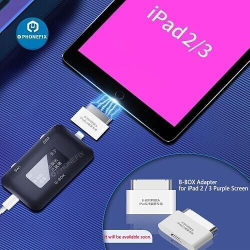 JC B-BOX C3 DFU One Key to Purple for IOS A7-A11 for iPad 2 3 Unlock WIFI Modify NAND Syscfg Data Same as Window DCSD Cable