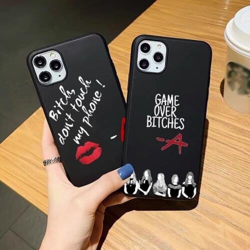 Pretty Little Liars PLL TV Show black TPU Soft Phone Case For iPhone SE2020 12mini 12pro max 11pro Max Xs Max 7 8 Plus XR 6s 5s