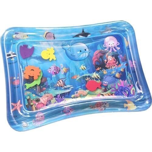 Baby Ice Patted Cushion Mat Early Educational Infant Indoor Inflatable Water Toy for Children Early Learning Supplies