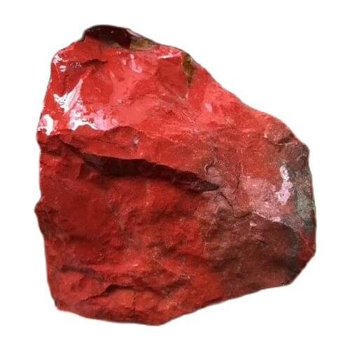 Natural crystal rough stone red jasper crystal raw stone for feng shui decoration