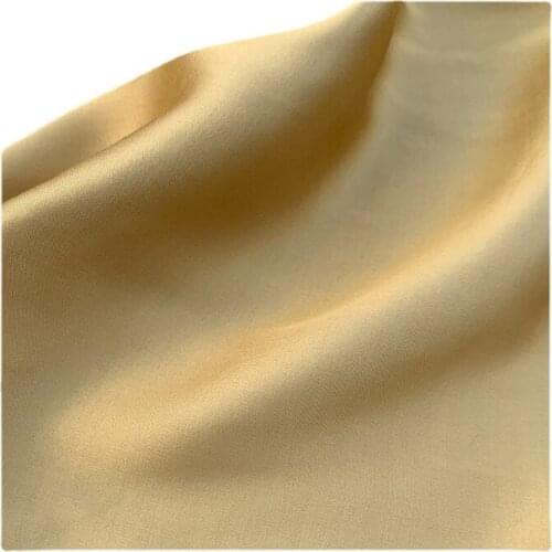Width 55" Solid Color Light Opaque Cotton Satin Fabric By The Half Yard For Dress Shirt Cheongsam Material