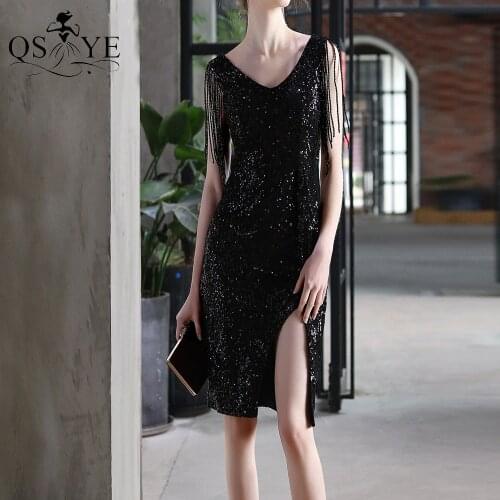QSYYE Women's Evening Dresses Above The Knee